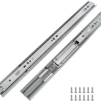 Soft Close Drawer Slides – 20", Full Extension, Side Mount, Heavy-Duty (100 lb)